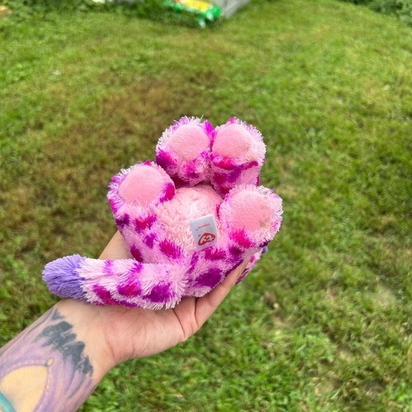 TY Beanie Boo Purple Leopard - Picture 5 of 8